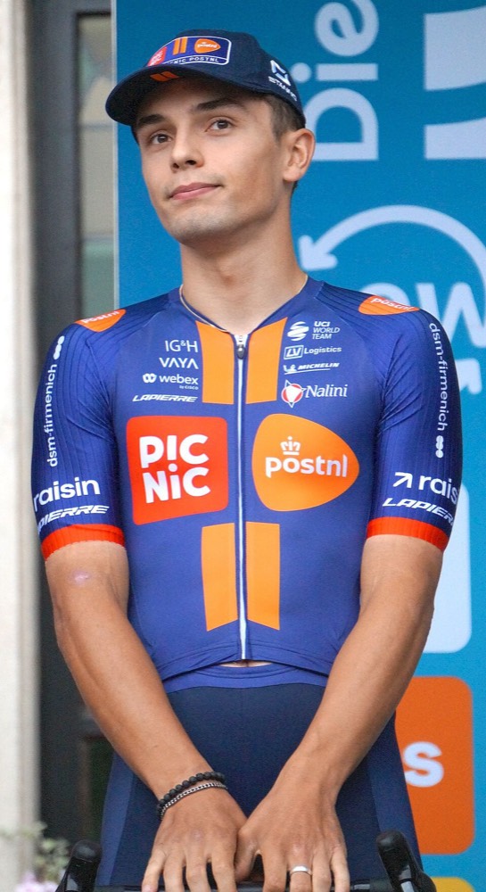 Pavel Bittner en tenue de l'équipe Picnic PostNL, en 2026